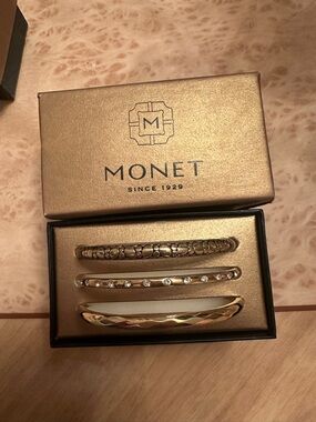 Vintage Monet bracelets brand new never used